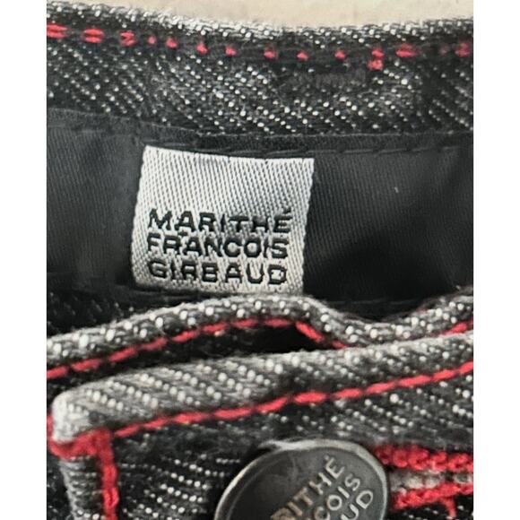 Marithe Francois Gibaud Black Jeans Size 36 X32 - Picture 4 of 4